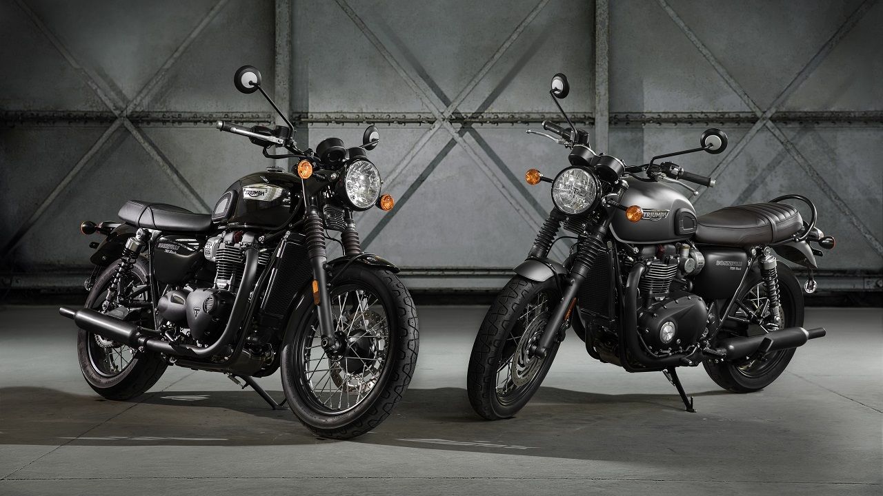Triumph Bonneville T100 Black T120 Black India
