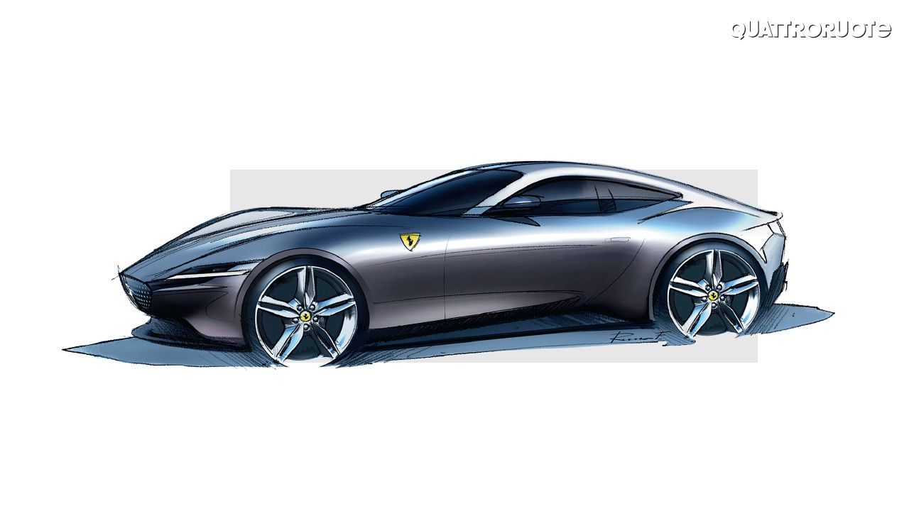 Ferrari Roma Sketch