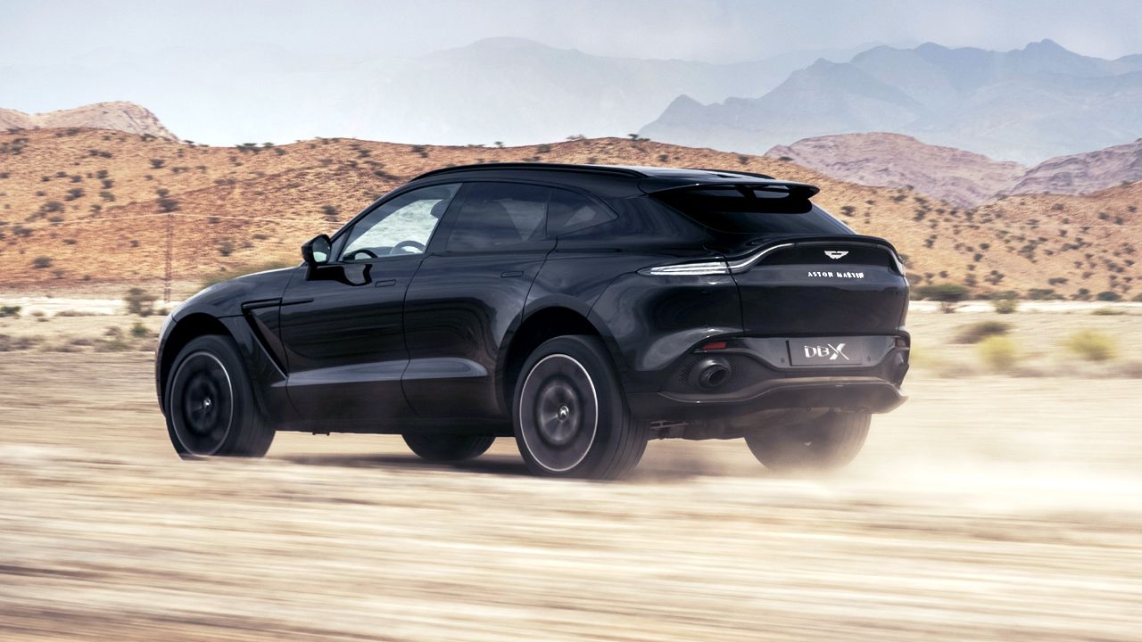 Aston Martin DBX Rear Quarter Dynamic