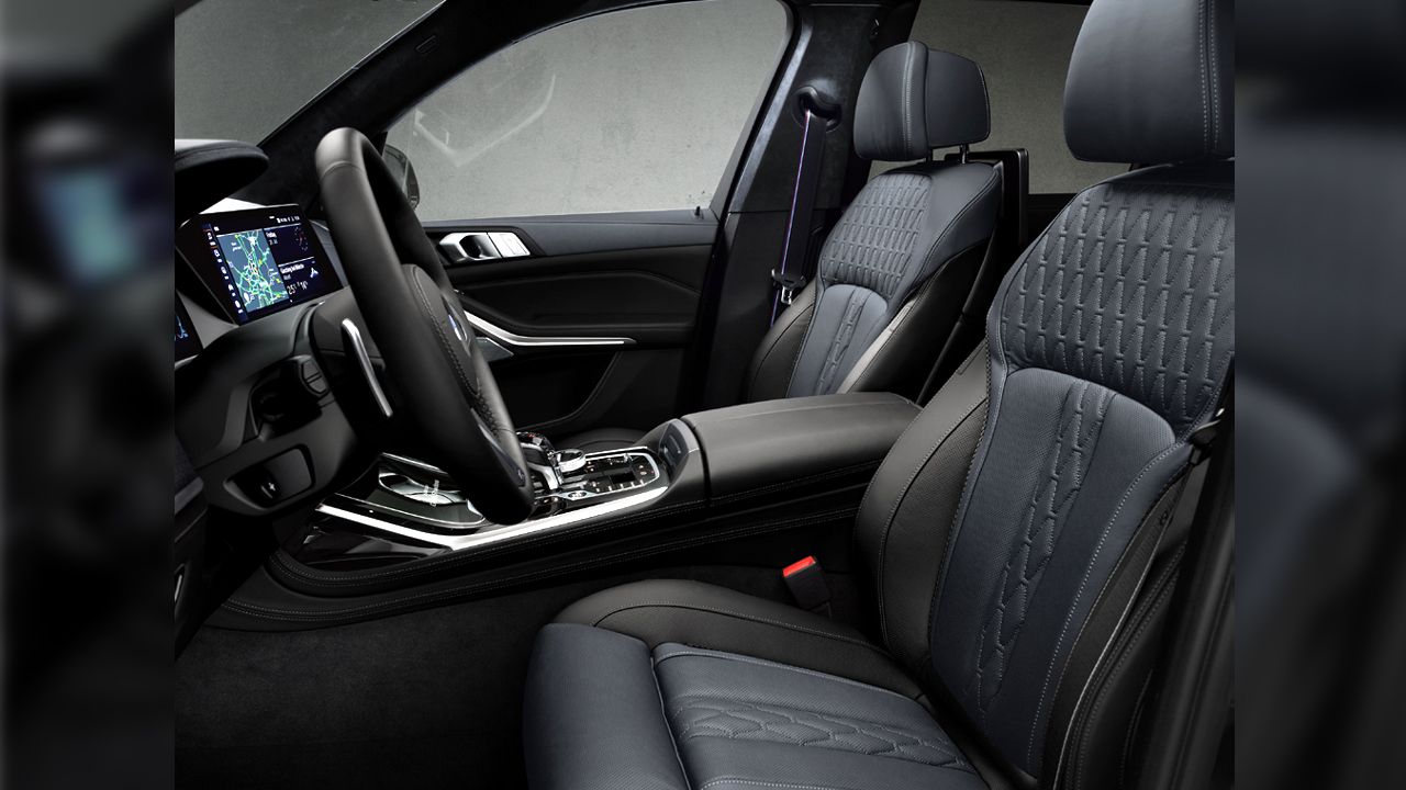 BMW X7 Dark Shadow Edition Interior Upholstery