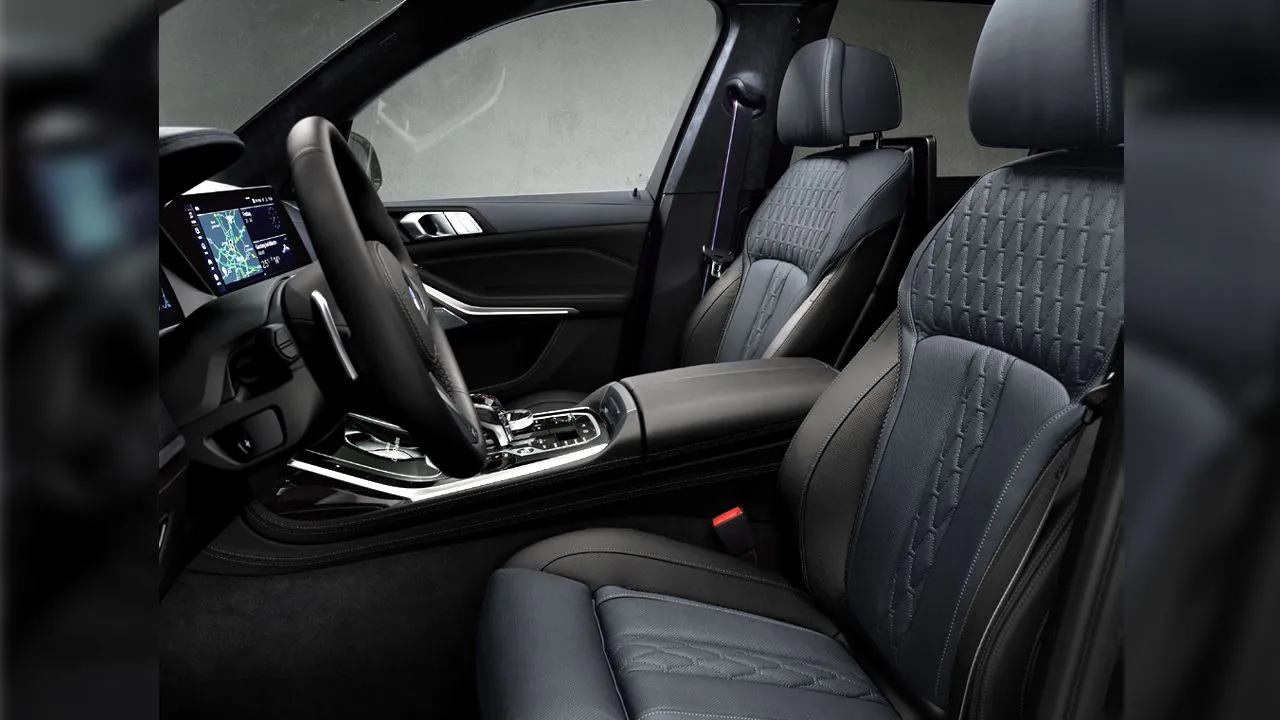 BMW X7 Dark Shadow Edition Interior Upholstery