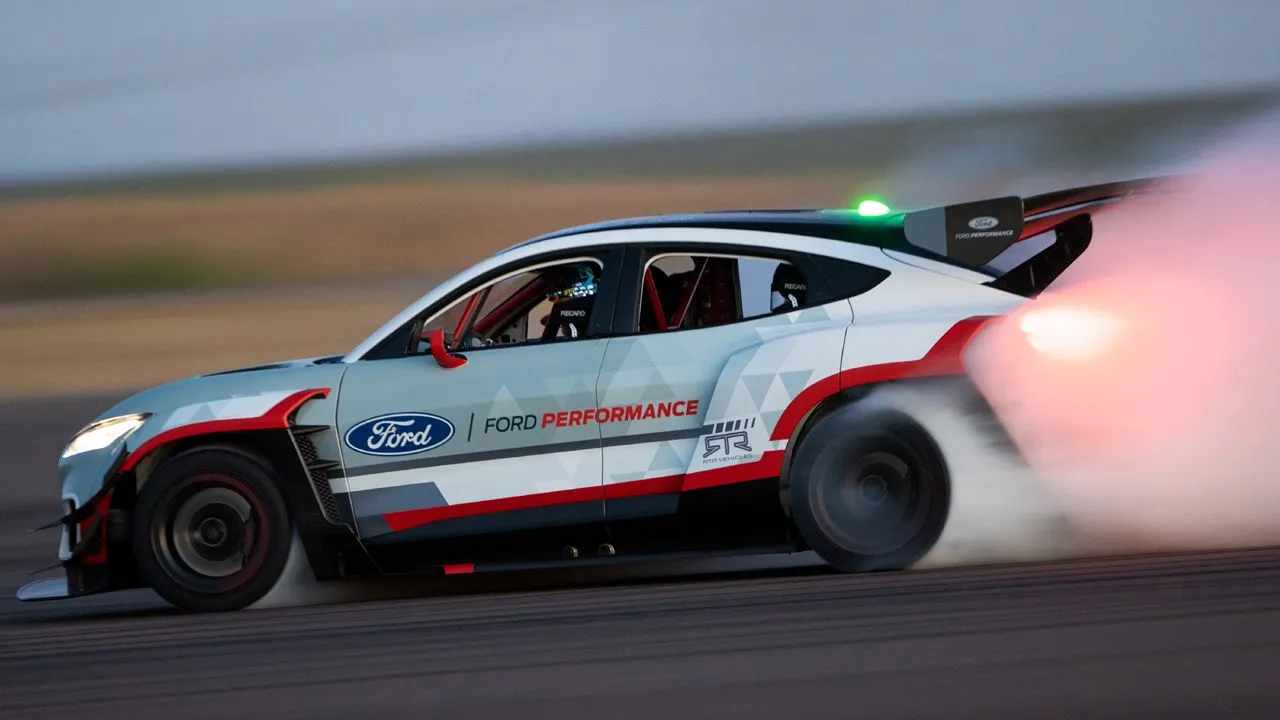Ford Mustang Mach E 1400 Prototype Drifting