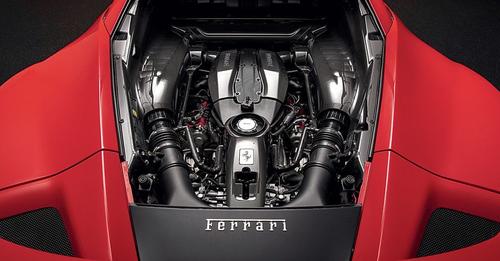 Ferrari F8 Tributo engine
