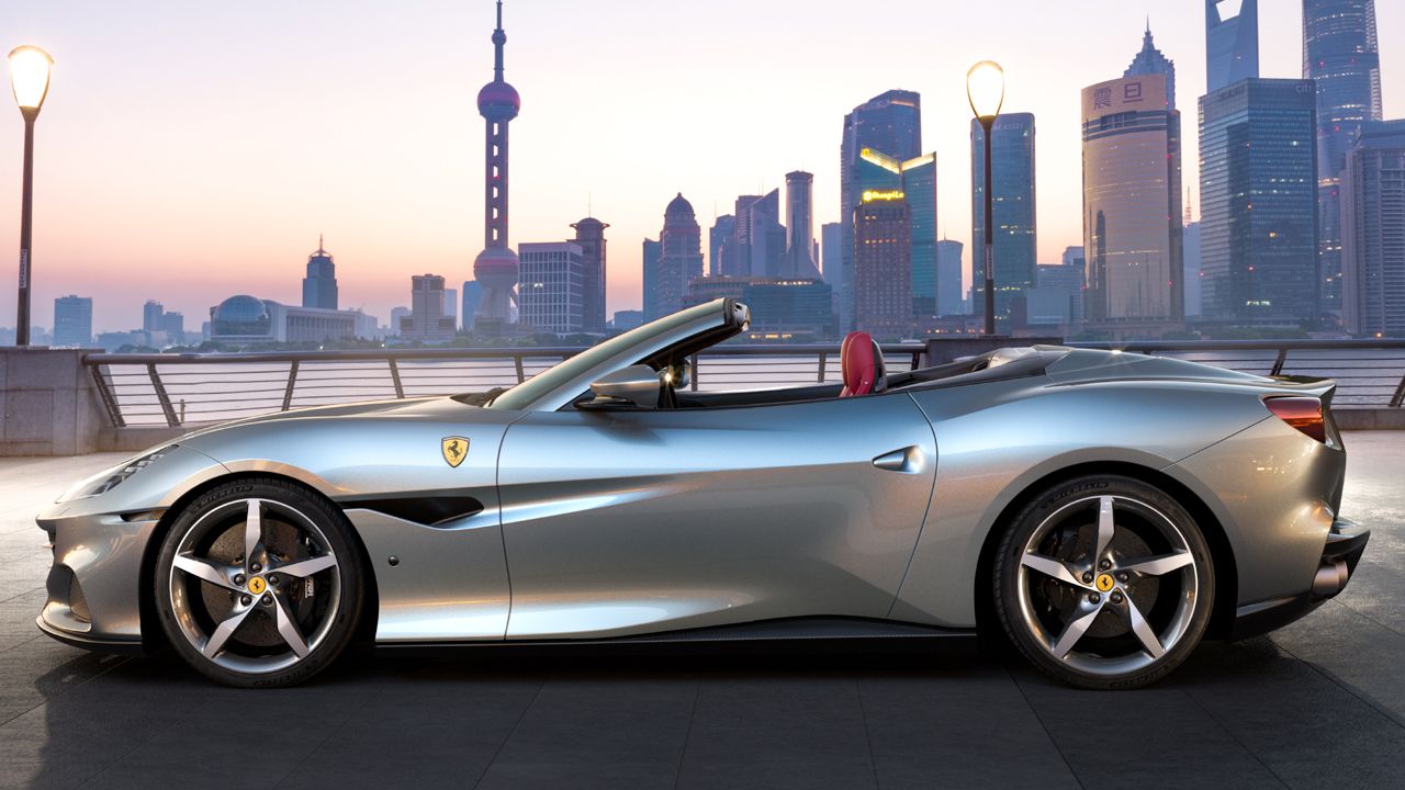 Ferrari Portofino M Side View Static