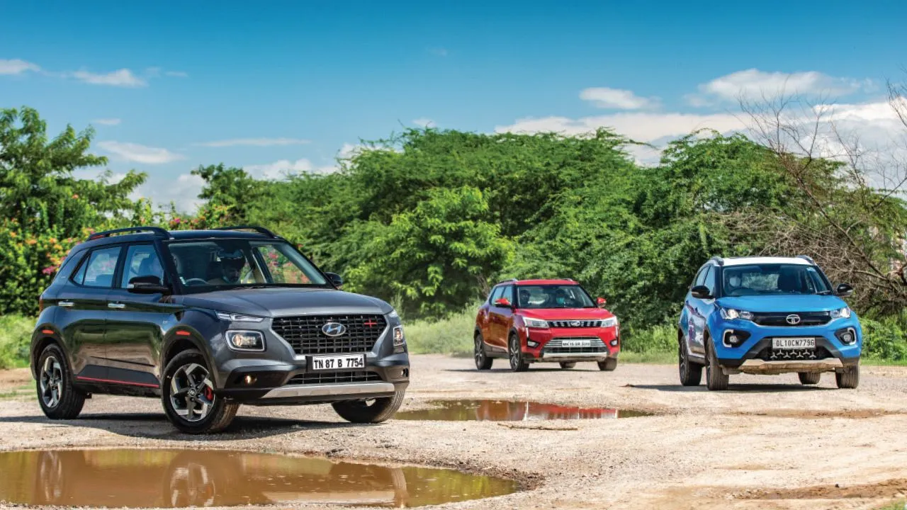 hyundai venue imt vs tata nexon amt vs mahindra xuv300