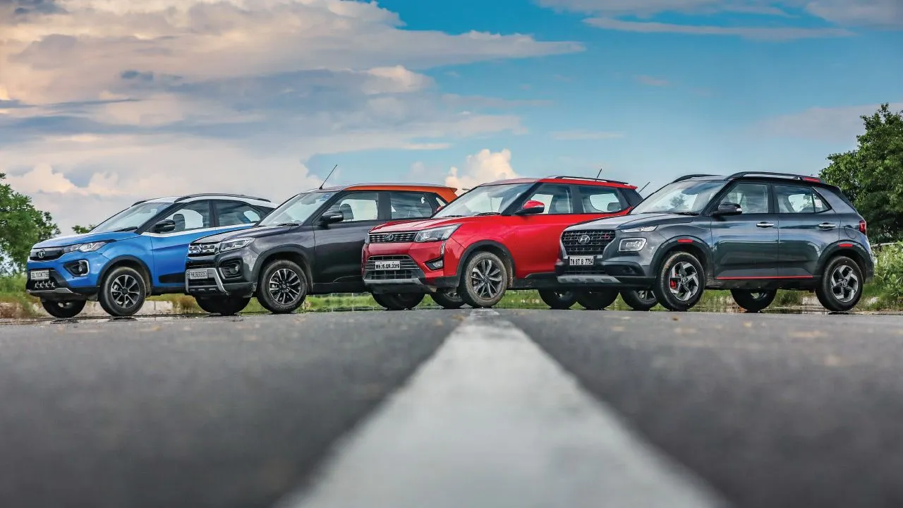 hyundai venue imt vs tata nexon vs mahindra xuv300 maruti suzuki vitara brezza