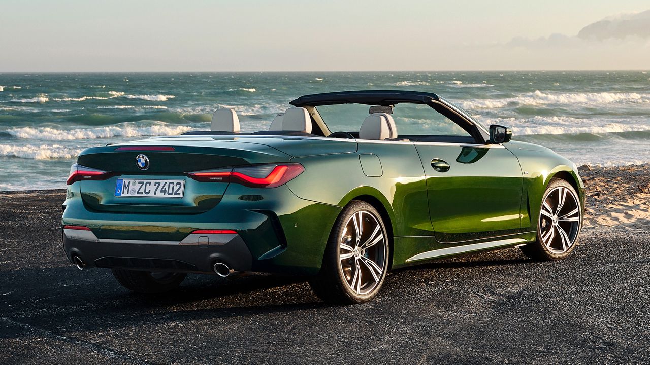 2021 BMW 4 Series Convertible Rear Quarter Static