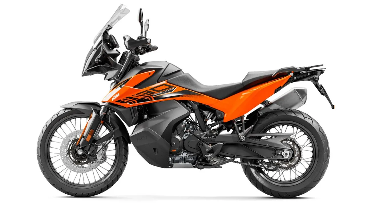 KTM 890 Adventure Orange Side View