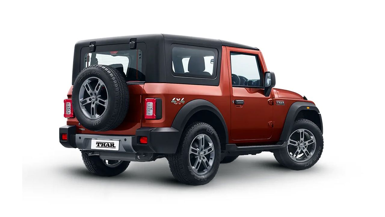 Mahindra Thar Rear Quarter