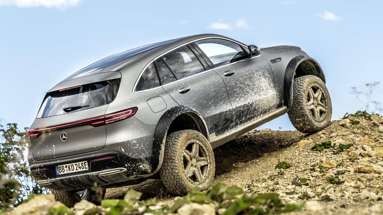 Mercedes Benz EQC 4x4 Concept Offroad Rear