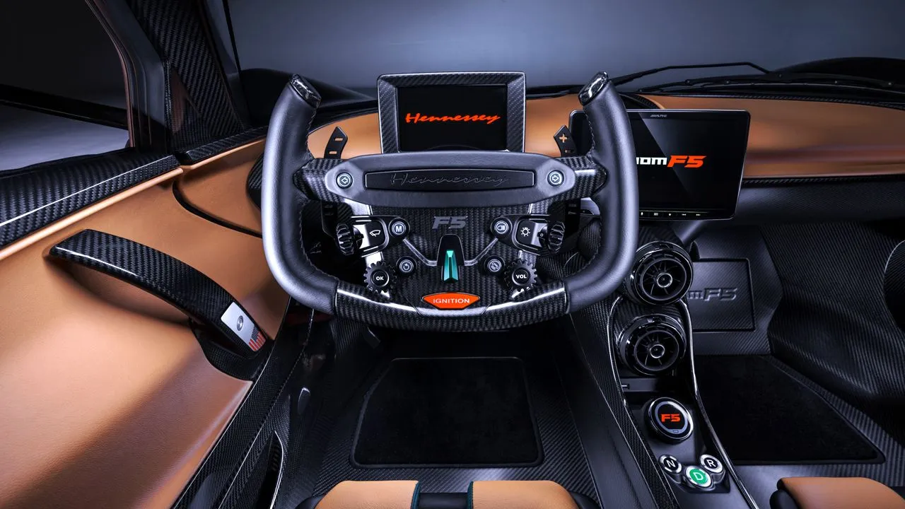 Hennessey Venom F5 Interior Console
