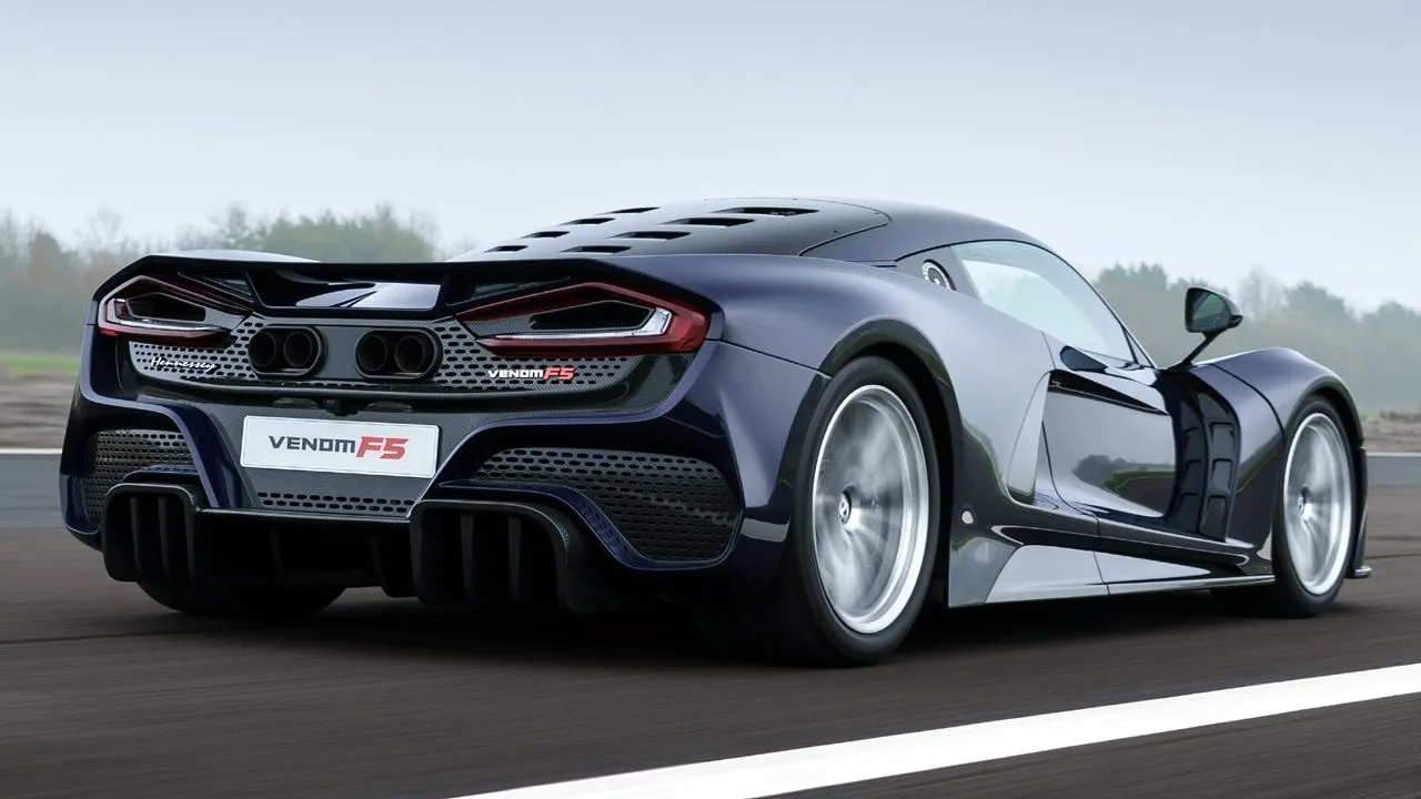 Hennessey Venom F5 Rear Quarter Motion