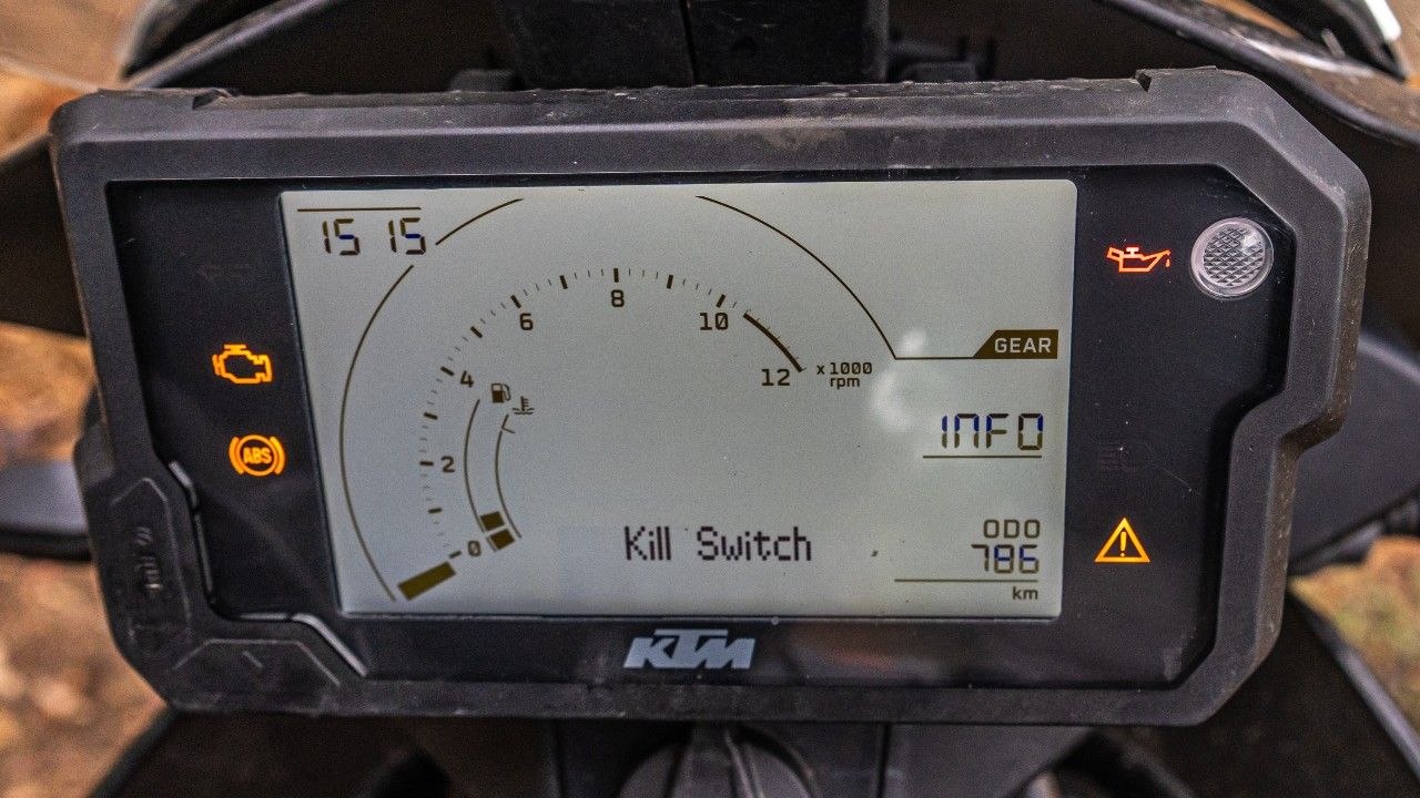 Ktm 250 Adventure First Ride Review Instrument Cluster M