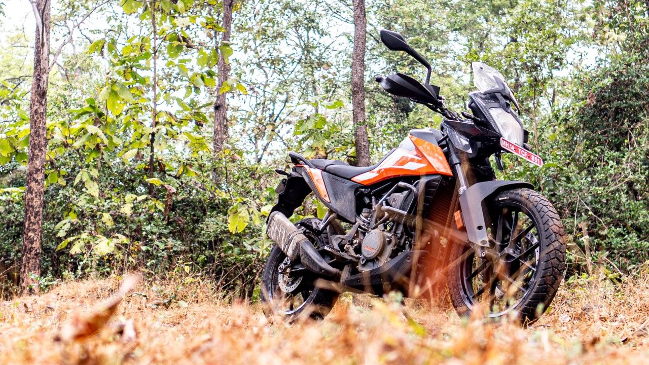 Ktm 250 Adventure Review First Ride Static Front Three Quarters M