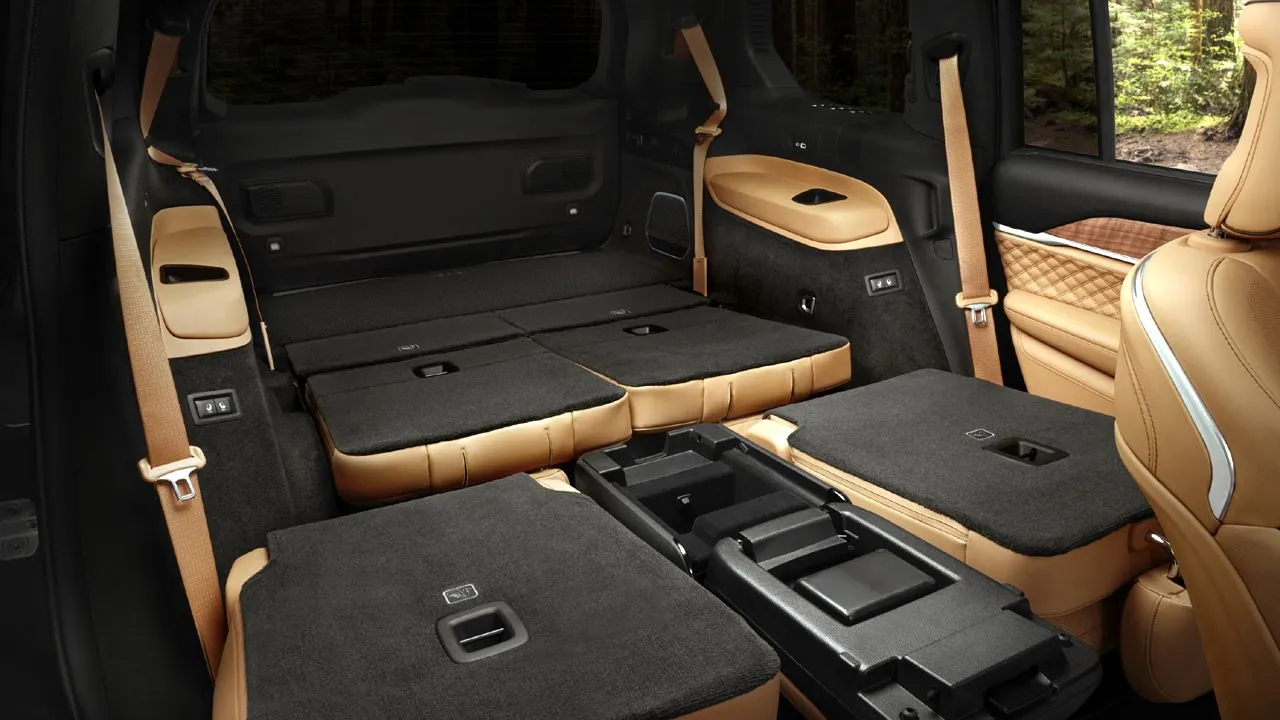 2021 Jeep Grand Cherokee L Middle And Third Row Folded