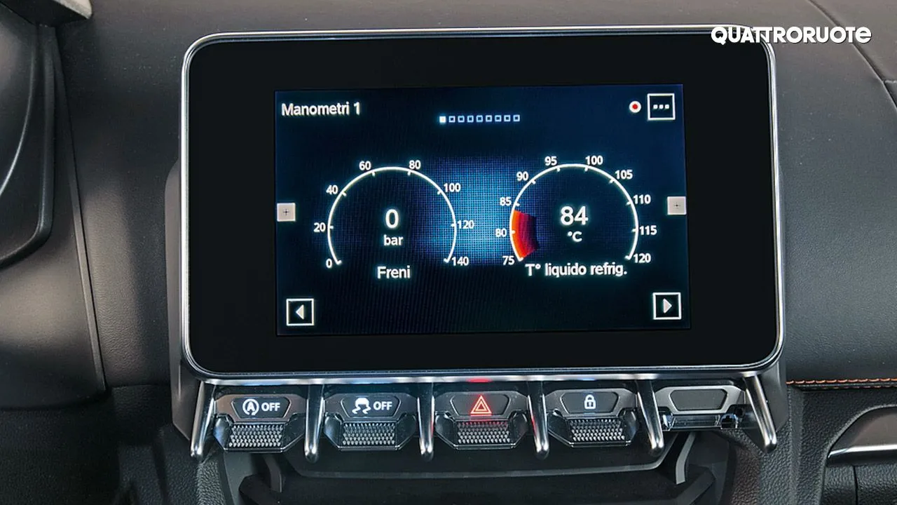 Alpine A 110 S Centre Screen
