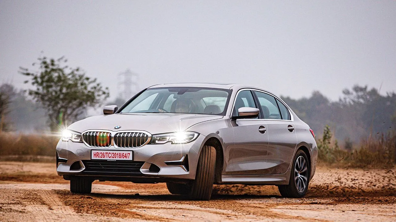 BMW 320Ld Slide Motion
