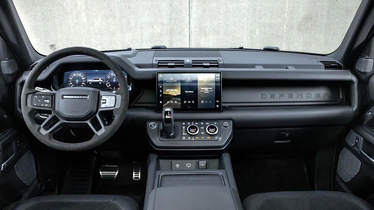 Land Rover Defender V8 Interior
