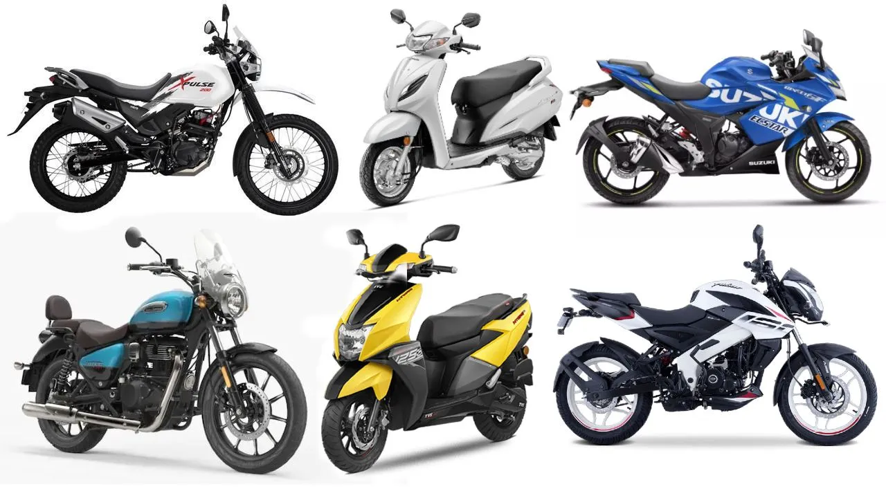 Hero Xpulse Honda Activa Suzuki Gixxer SF Royal Enfield Meteor TVS NTorq BajajPulsar NS160