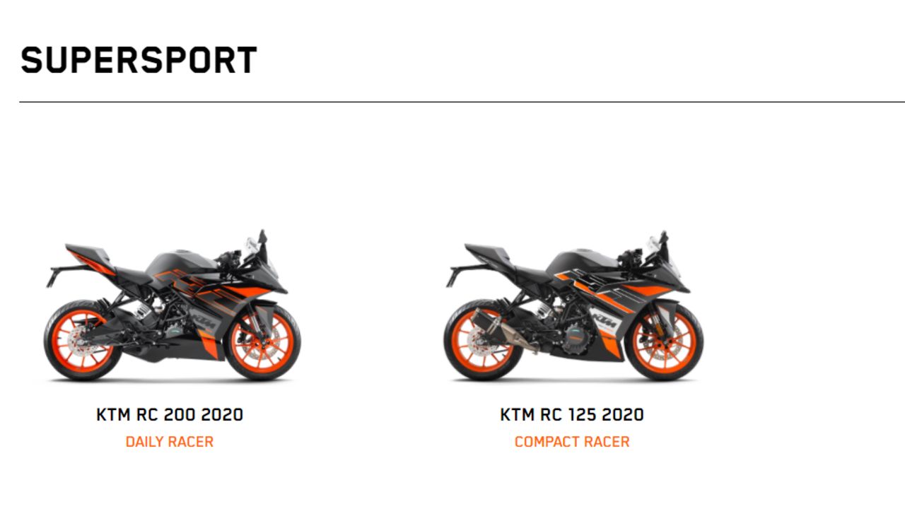 KTM RC390 Discontinued 