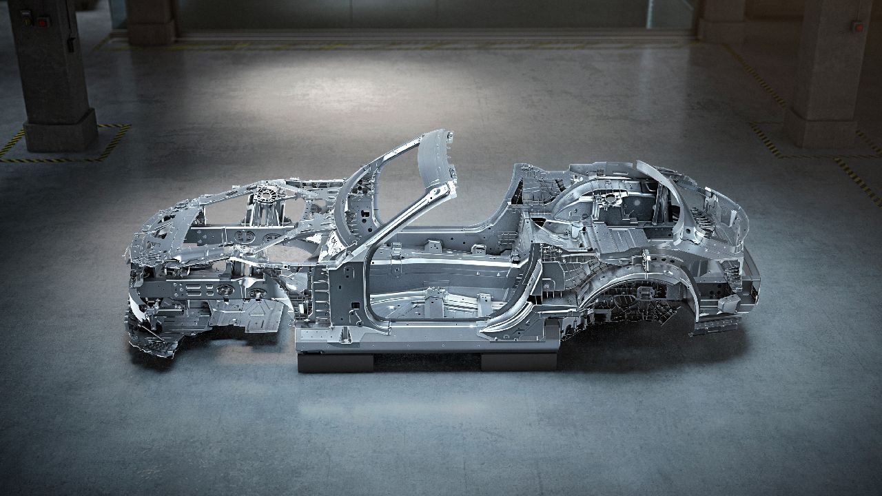2022 Mercedes AMG SL Roadster Teased 1 