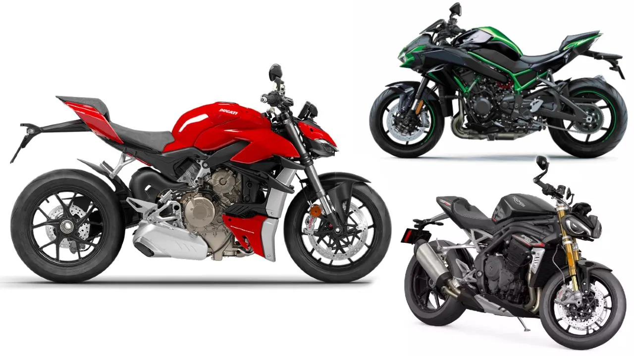 Ducati Streetfighter V4 Kawasaki Z H2 Triumph Speed Triple 1200RS