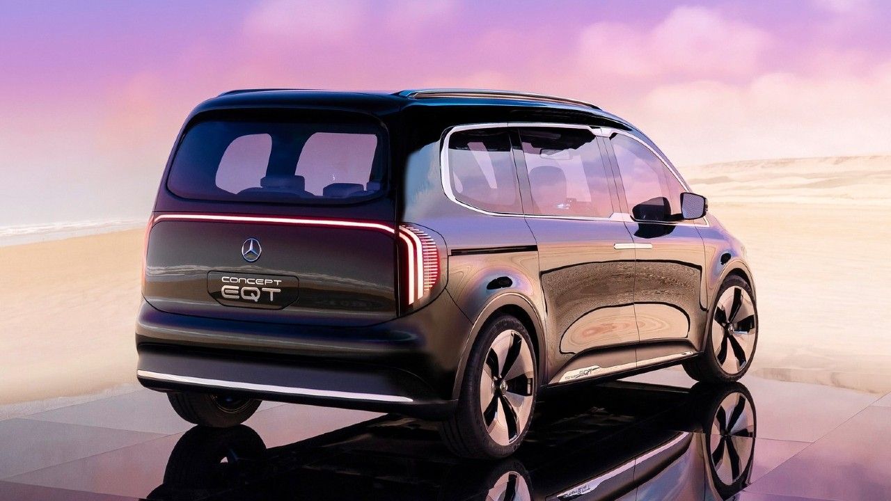 Mercedes Benz Concept EQT 2021 Showcased Exterior Rear