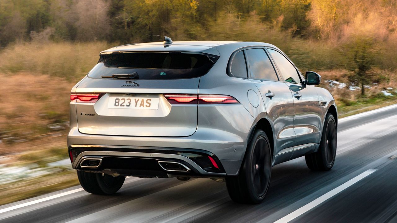 2021 Jaguar F PACE R Dynamic S Rear Motion