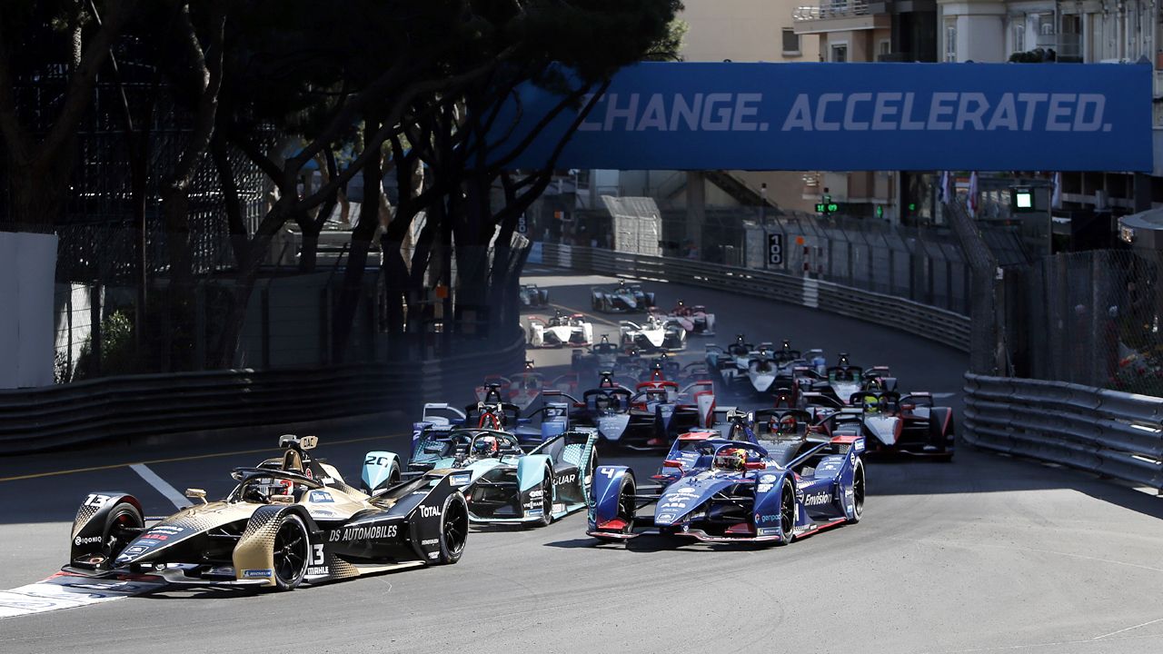 2021 Monaco EPrix First Corner Shot
