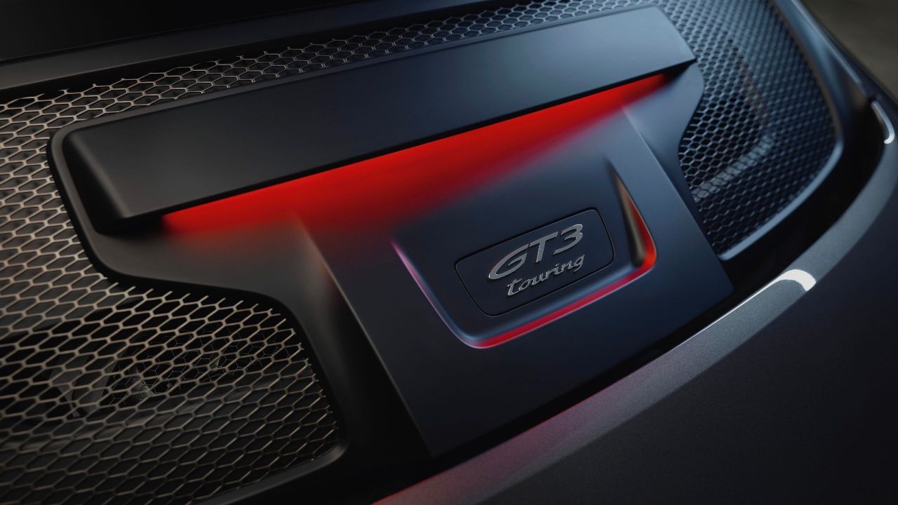2022 Porsche 911 GT3 Rear Grille Detail Shot