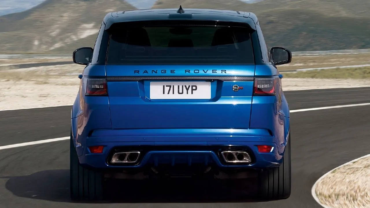 Land Rover Range Rover Sport SVR Rear Shot Motion