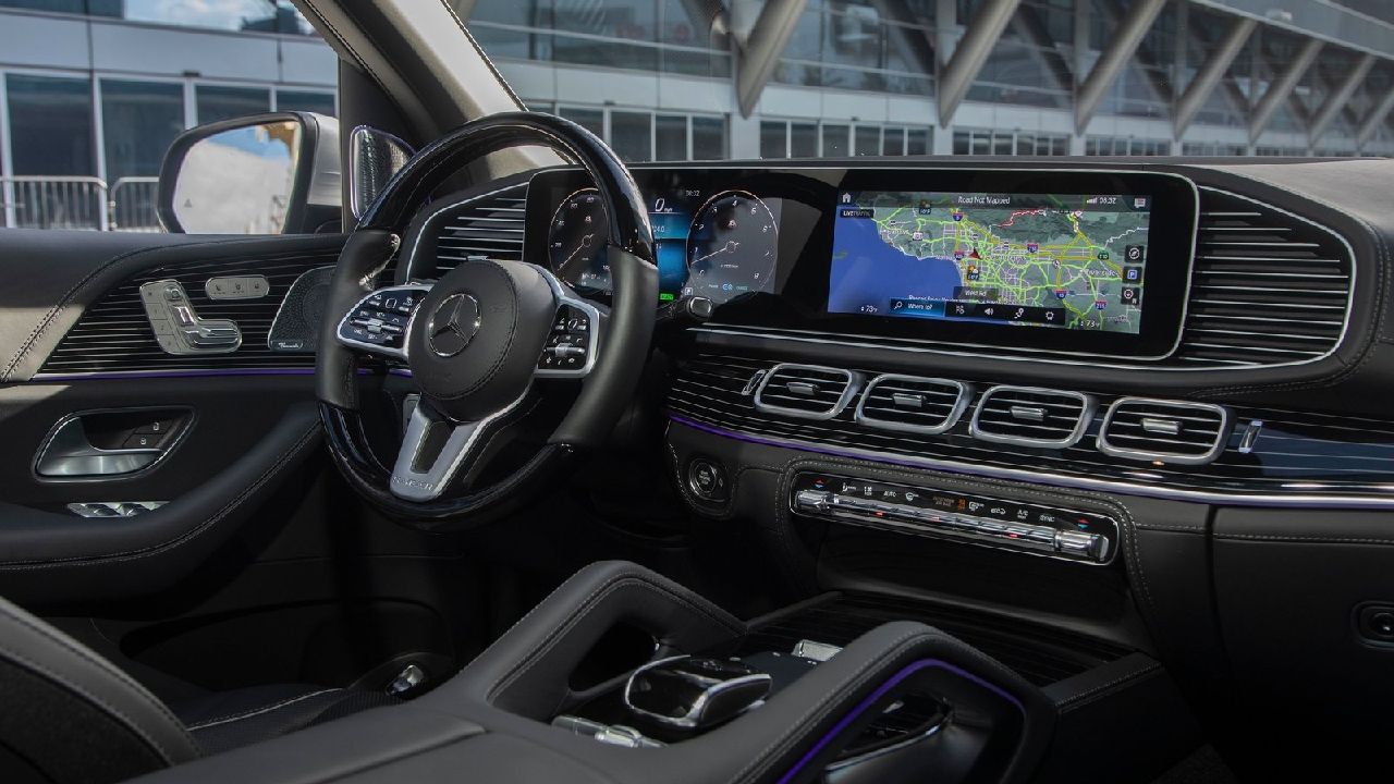 Mercedes Maybach GLS Interior Dashboard Shot