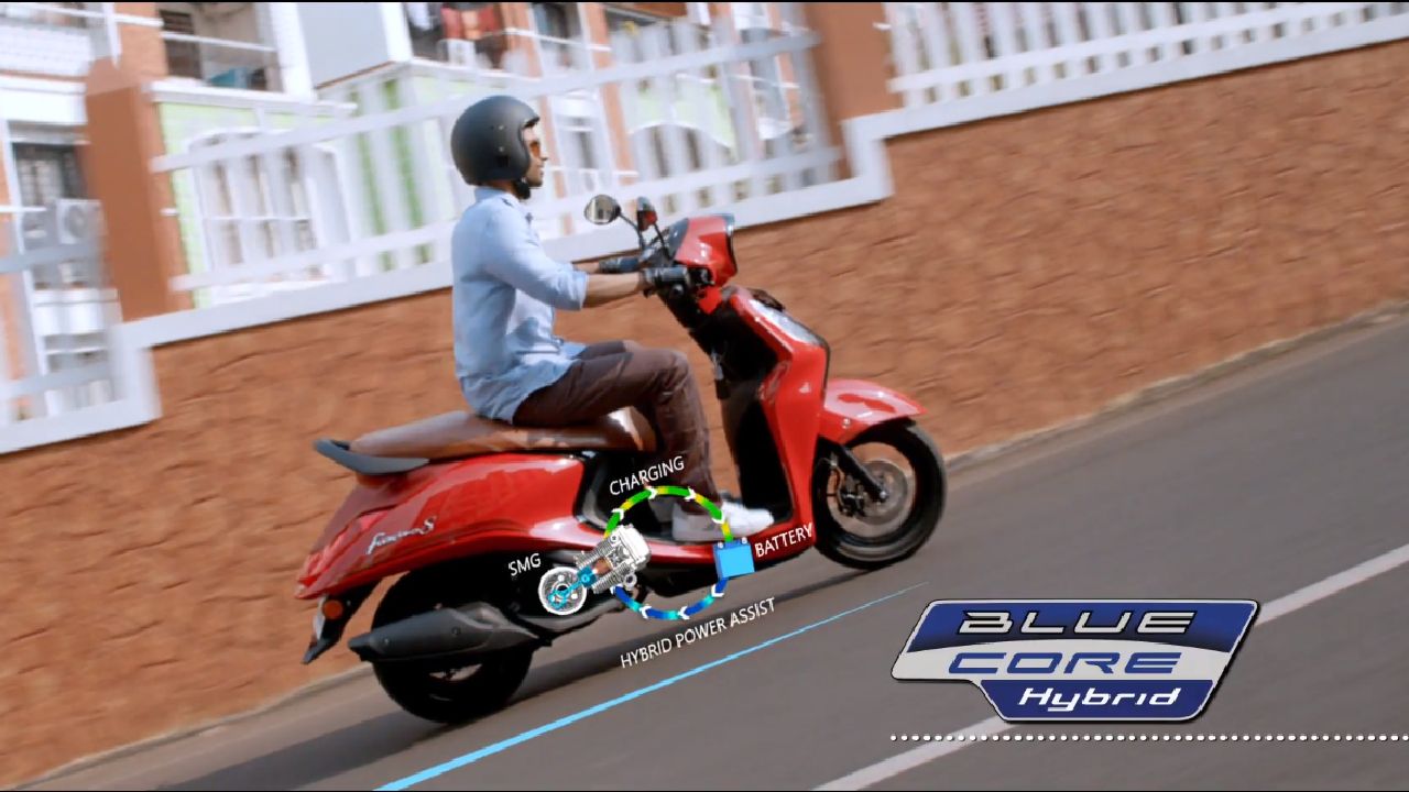 Yamaha Fascino 125 Hybrid Tech Explained