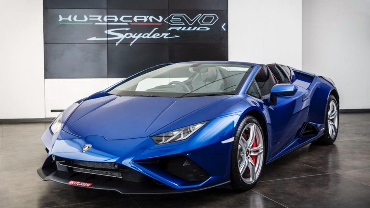 Lamborghini Huracan Evo Rwd Spyder India Launched Front Three Quarter