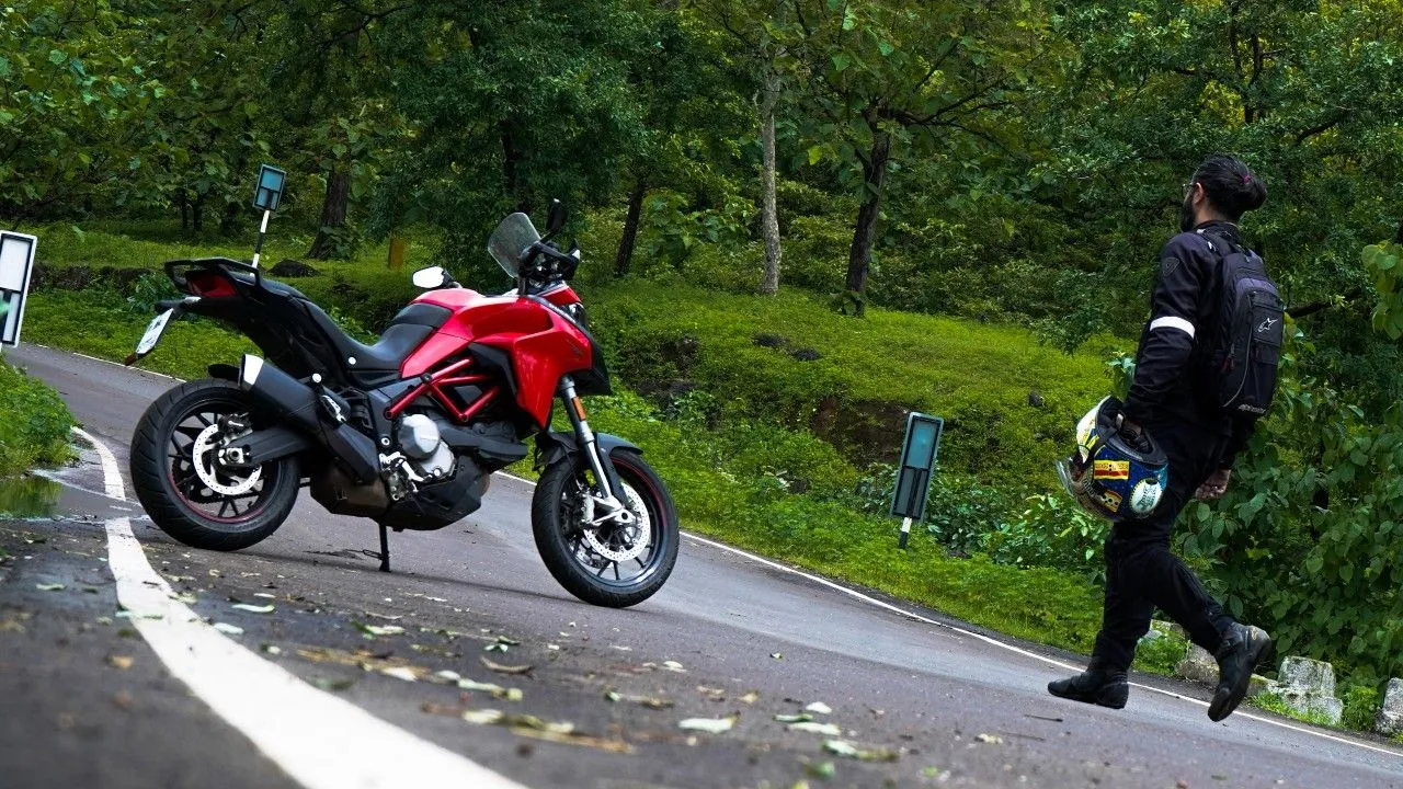 2021 Ducati Multistrada 950 S Review Static Rear Three Quarter M