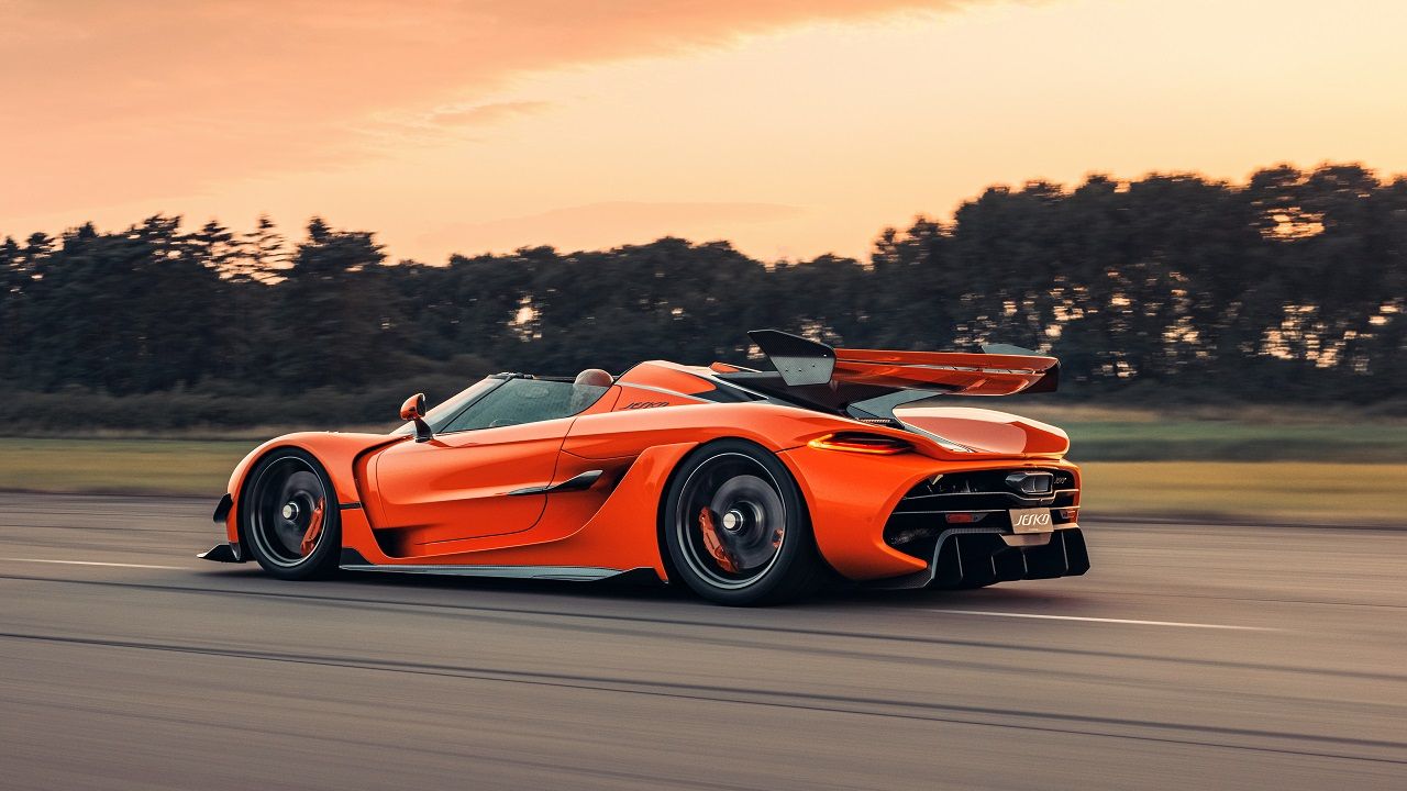 2022 Koenigsegg Jesko Production Spec Rear Angle