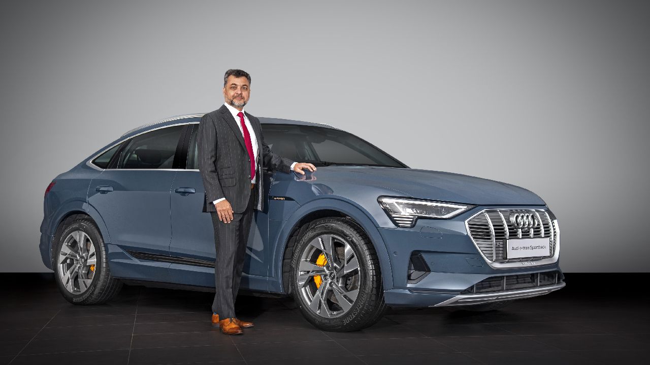 Audi E Tron Sportback Front Three Quarter Static