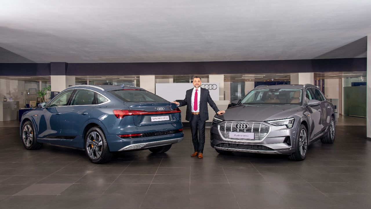 Audi E Tron Sportback Three Quarter Static