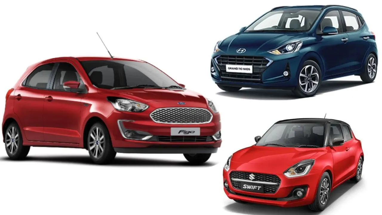 Ford Figo AT Vs Maruti Suzuki Swift AMT Vs Hyundai Grand I10 Nios AMT Spec Comparo Ford Figo AT Vs Maruti Suzuki Swift AMT Vs Hyundai Grand I10 Nios AMT Spec Comparo