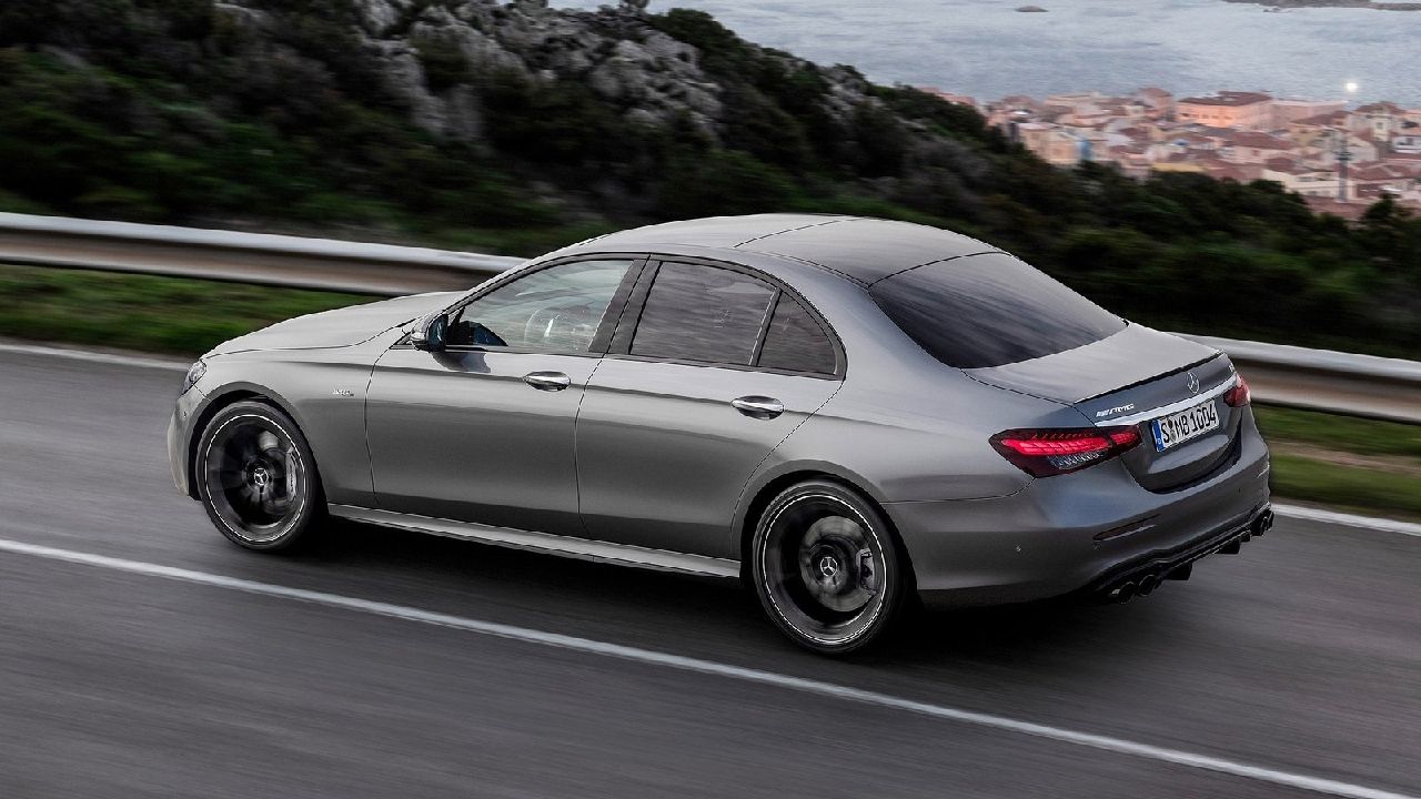 Mercedes AMG E 53 Rear Three Quarter Motion