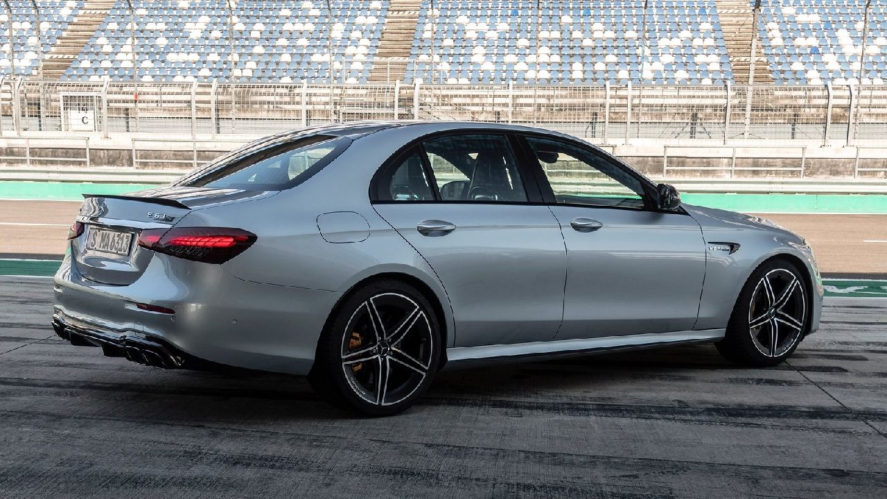 Mercedes AMG E 63S Rear Three Quarter Static