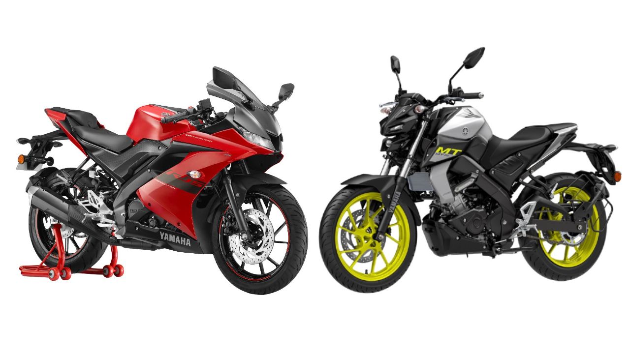 Yamaha YZF R15 V3 And MT 15 Cross Static Shot