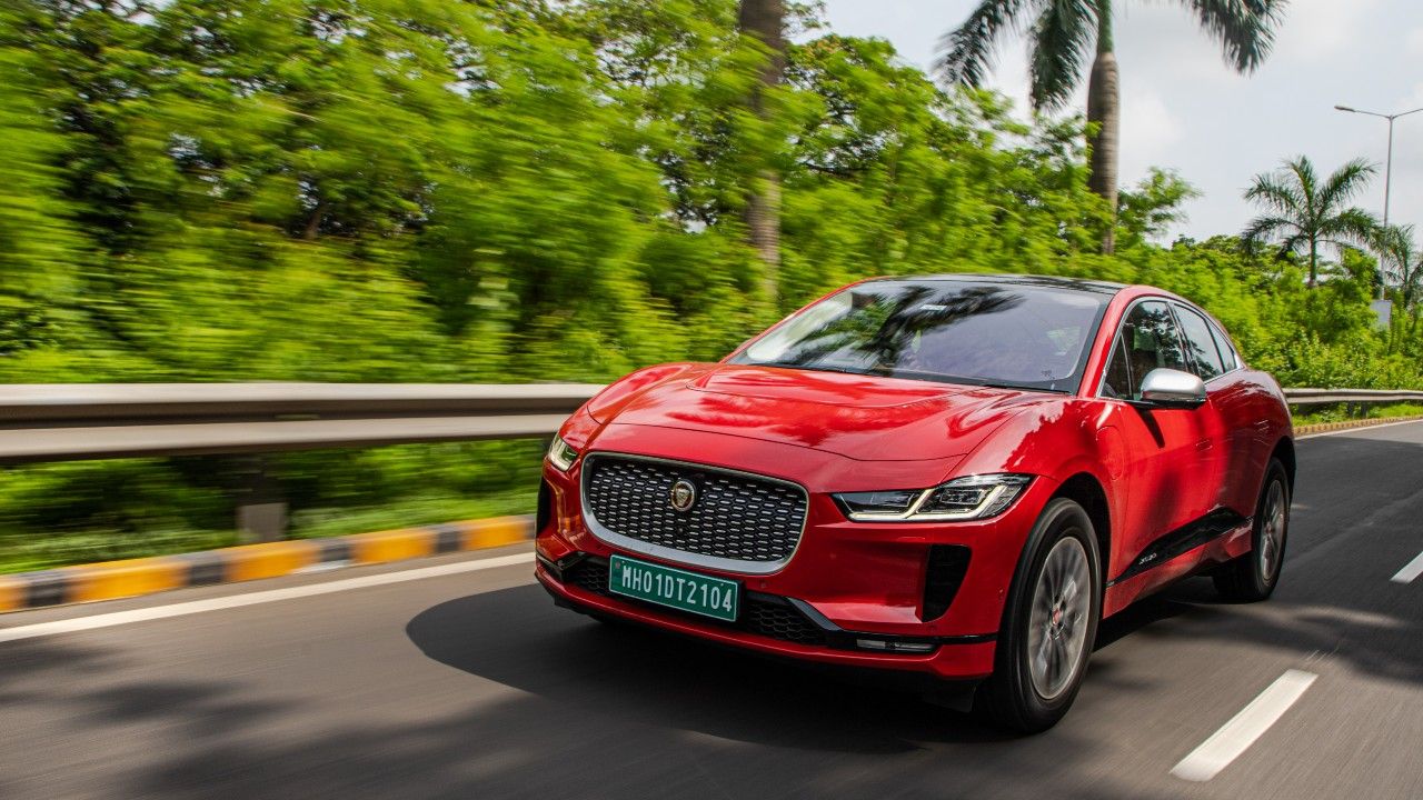 Jaguar I Pace In Action Driving Front