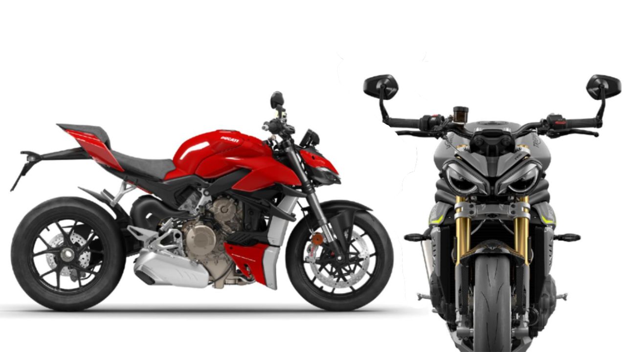 2021 Ducati Street Fighter V4 Side Profile Static Shot