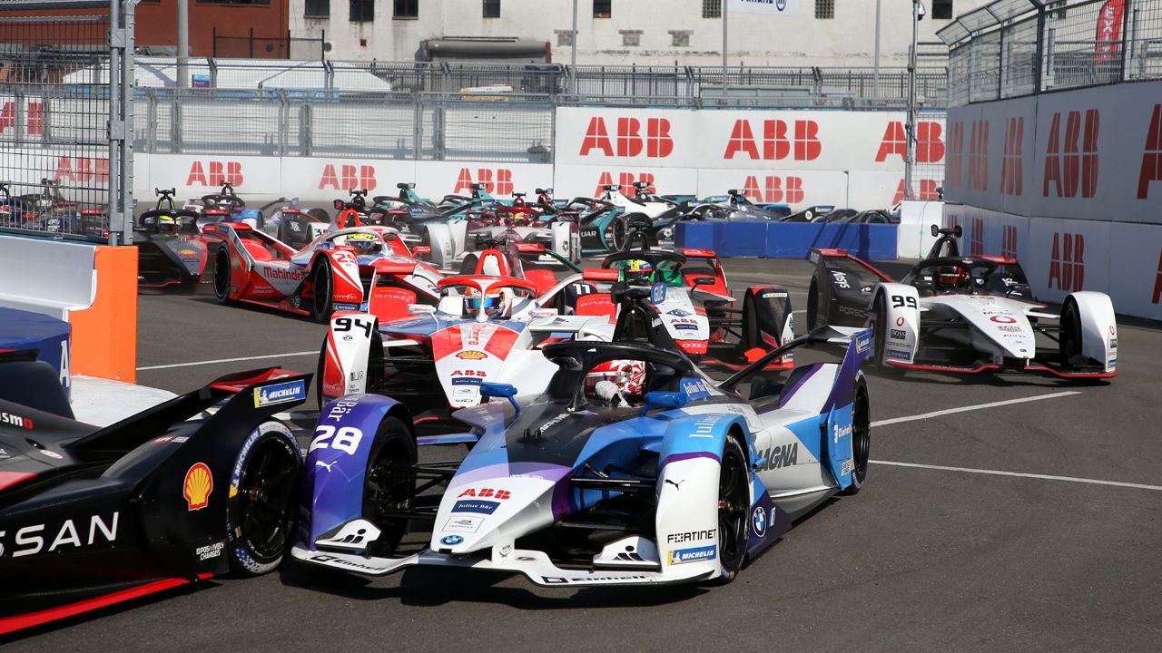 2021 Formula E New York EPrix Race Shot