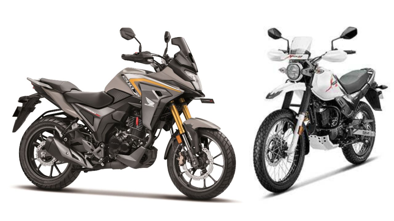 2021 Honda CB200X Hero Matte Selene Silver Metallic Xpulse Three Quarter Static