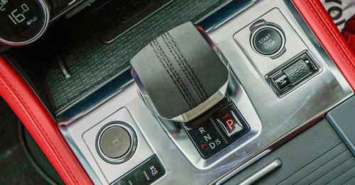 2021 jaguar f pace facelift review india interior detail gear lever m11