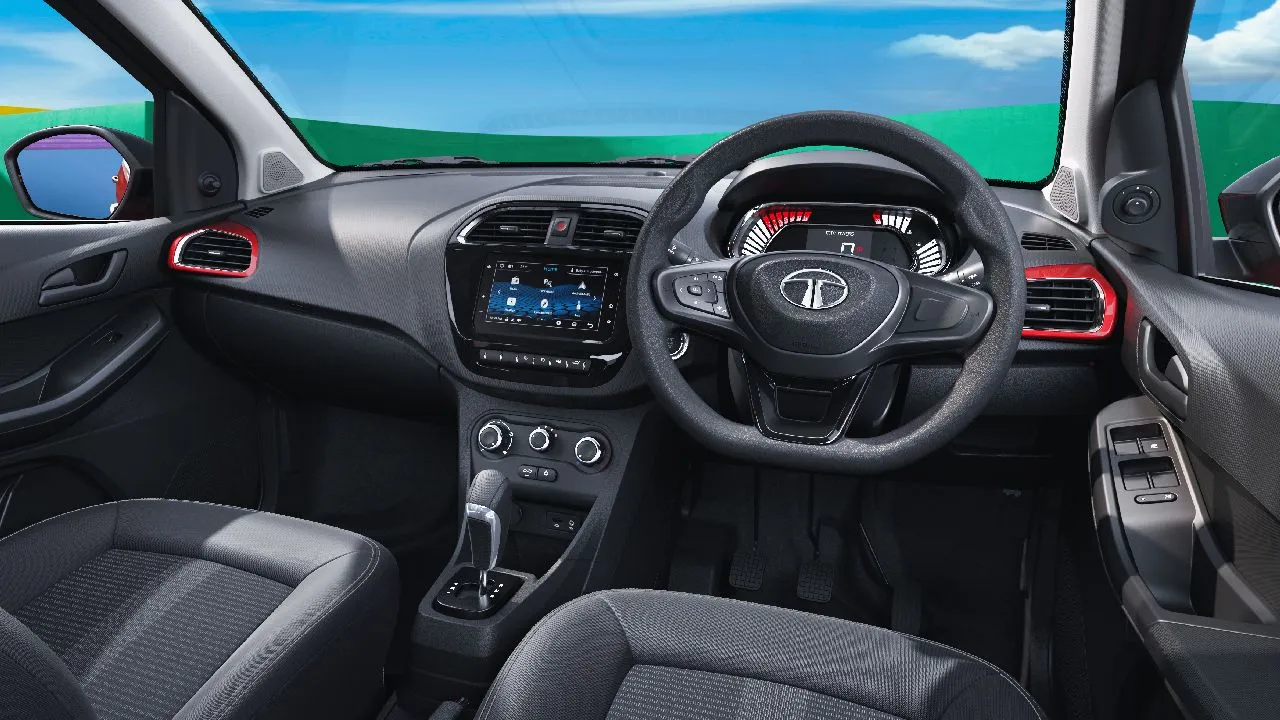 BS6 2021 Tata Tiag NRG Cabin Details Dashboard