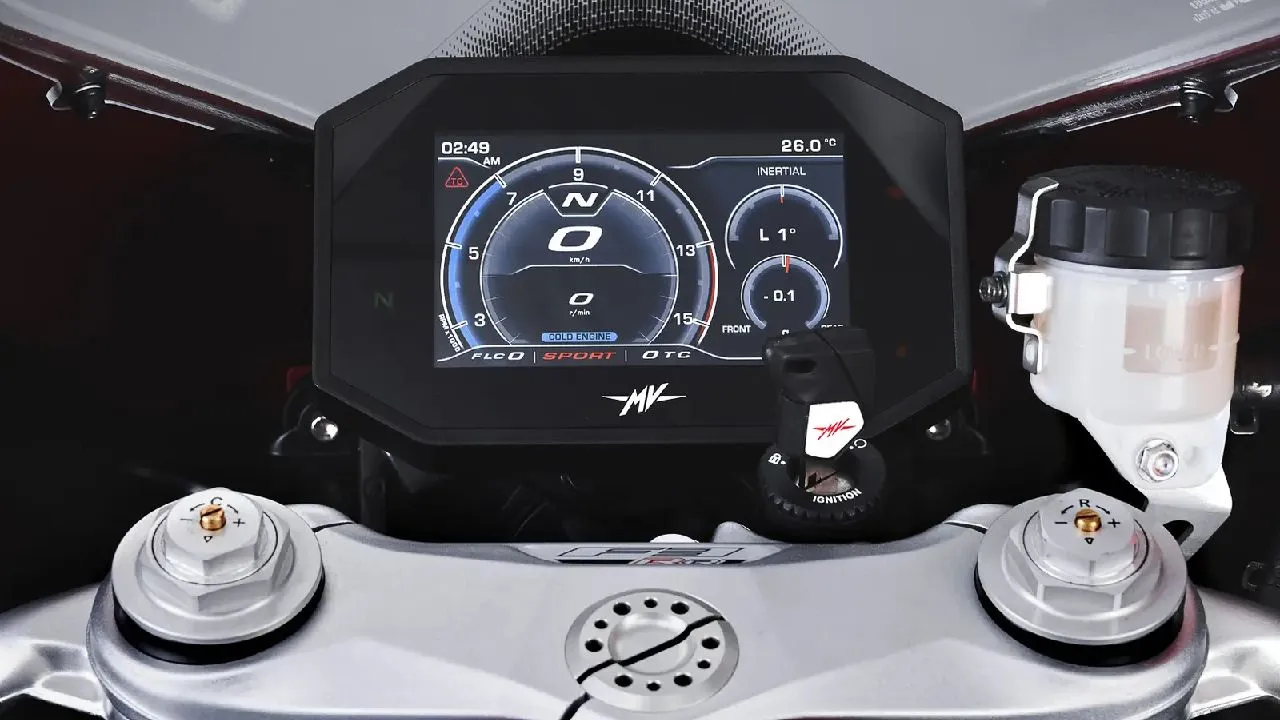 2022 MV Agusta F3 RR 5 5 Inch TFT Instrument Cluster All Digital 