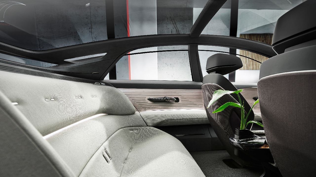 Audi Grandsphere Concept Rear Seat Layout 